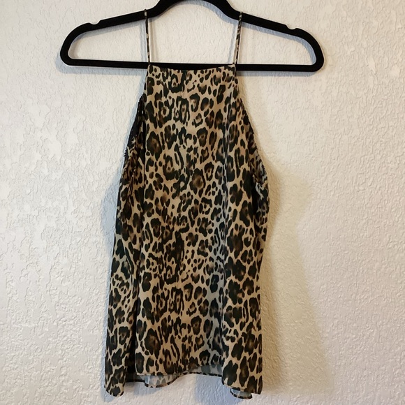 WAYF Animal Print Lace Up Tank - Picture 7 of 9